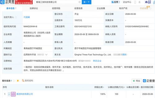 美團在青海成立科技新公司，進軍信息系統集成服務